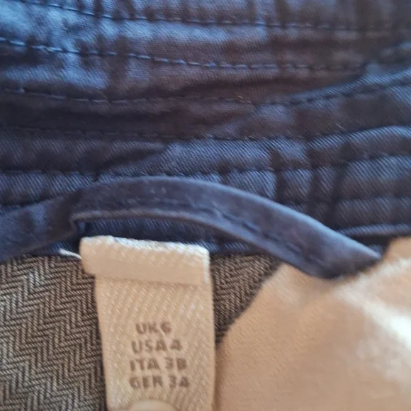 Spring Showers Brit Burberry Navy Double-Breasted Trench Coat Size 4 - Picture 13 of 13